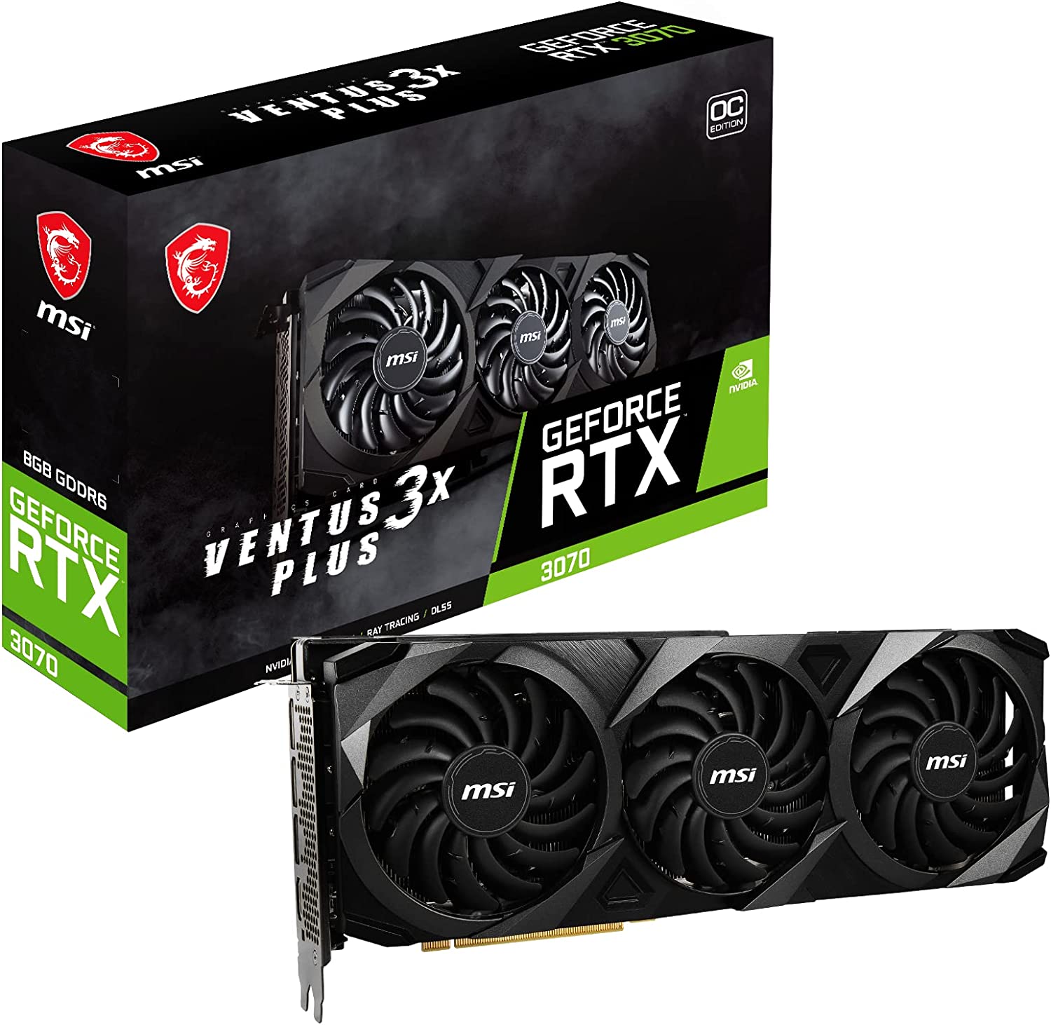 MSI VGA NVIDIA RTX 3070 VENTUS 3X PLUS OC 8GB LHR MSI VGA NVIDIA RTX 3070 VENTUS 3X PLUS OC 8GB LHR