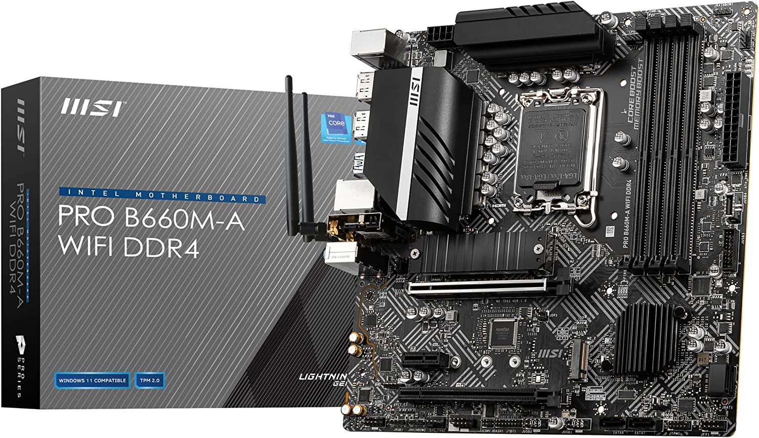 MSI Pro B660M-A DDR4 MSI Pro B660M-A DDR4