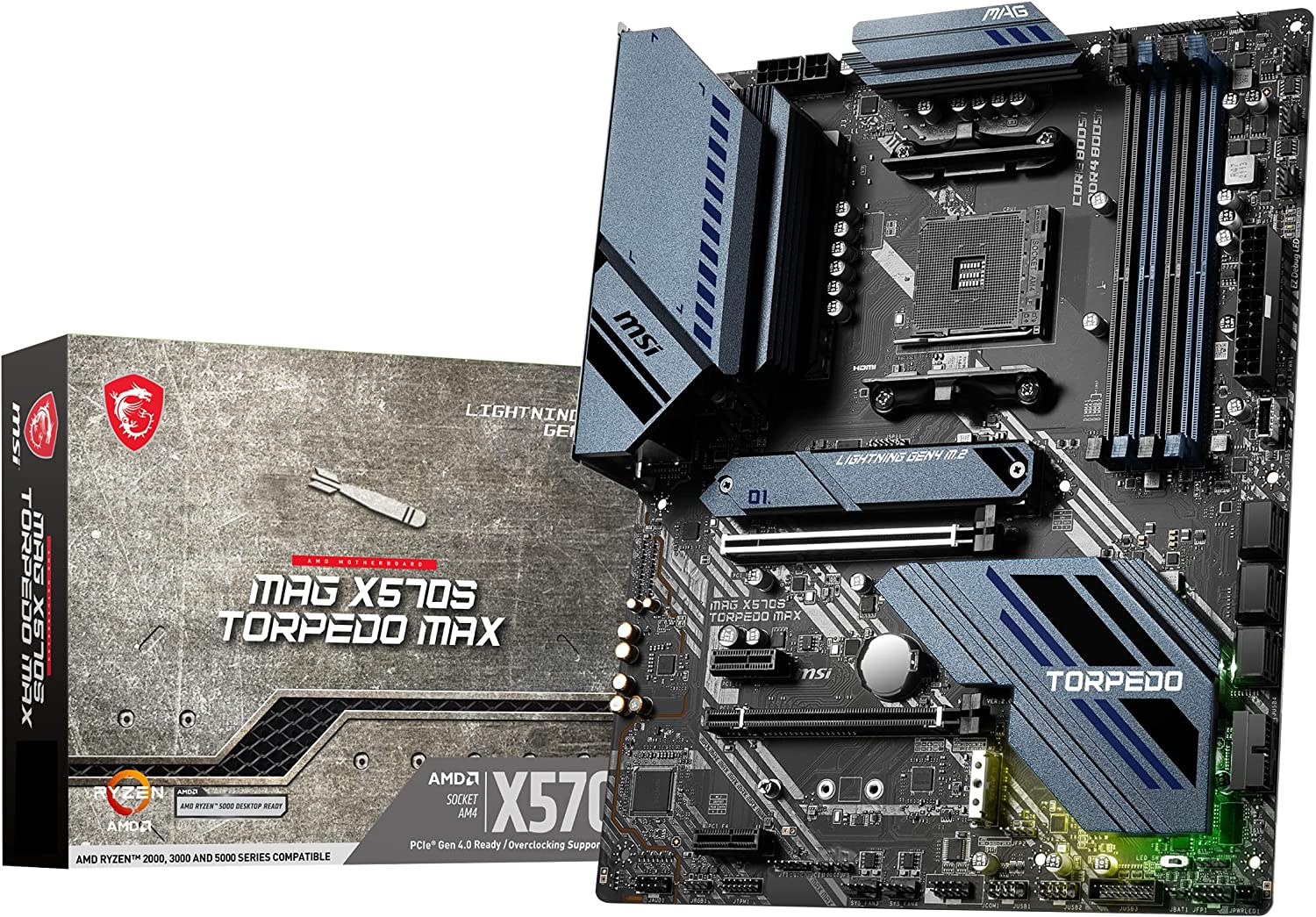 MSI MAG X570S TORPEDO MAX ATX Gaming MSI MAG X570S TORPEDO MAX ATX Gaming